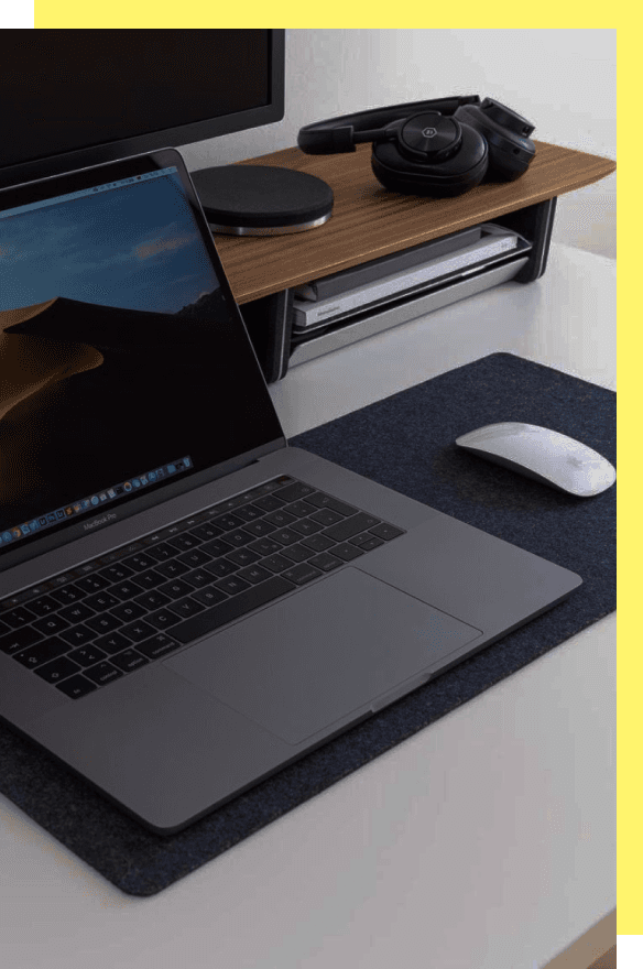 home image with productivity setup